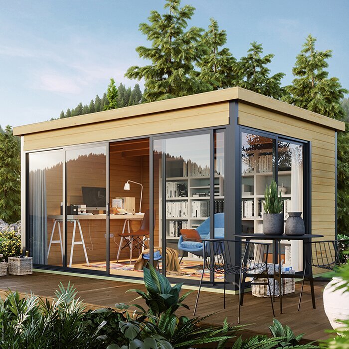 Modernes Gartenhaus aus Holz - Verdana "1" | Gartenhaus Verdana "1"